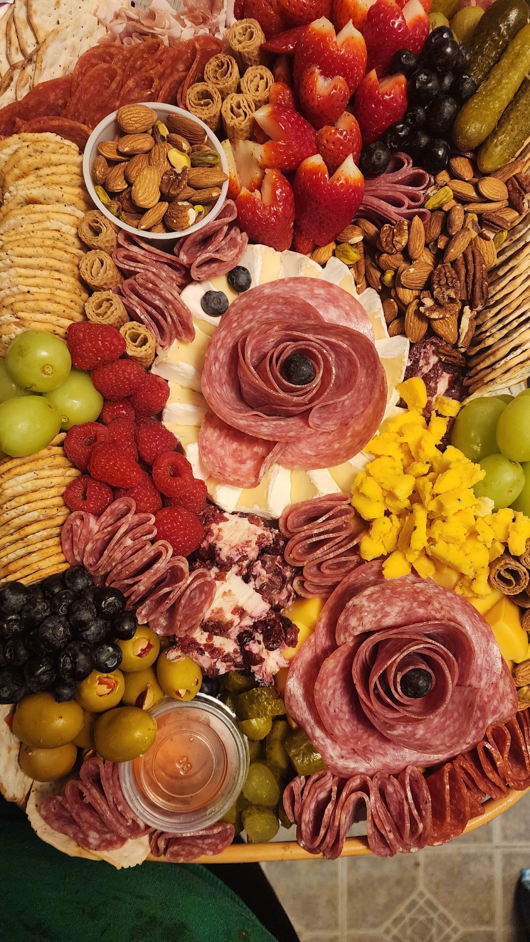 Gourmet charcuterie board