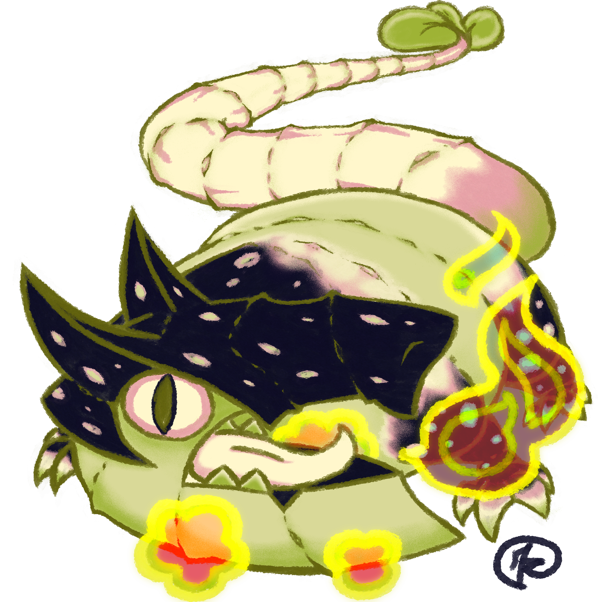 Wasabi Dragon signed artwork